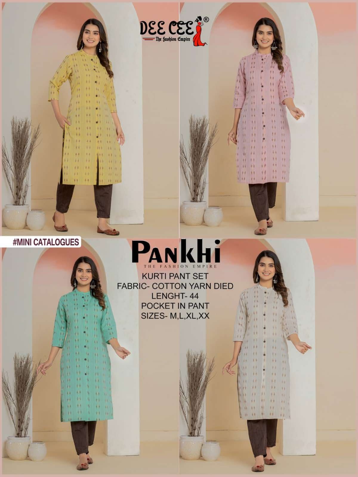 Pankhi By Deecee Cotton Designer Kurti With Bottom Wholesale Shop In Surat